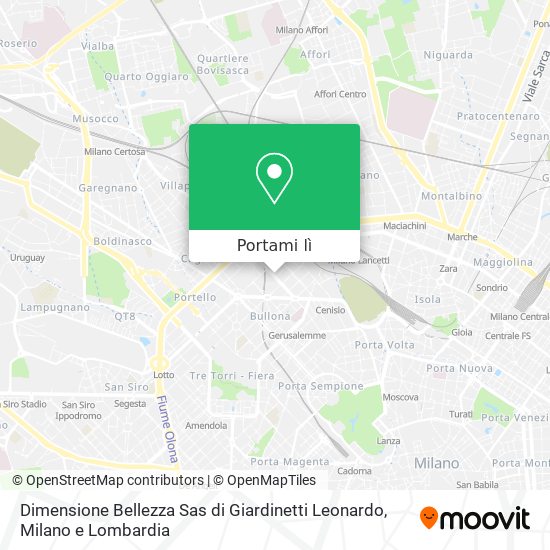 Mappa Dimensione Bellezza Sas di Giardinetti Leonardo