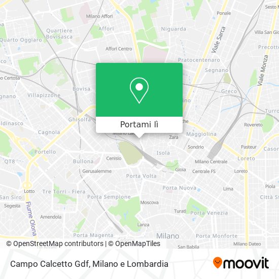 Mappa Campo Calcetto Gdf
