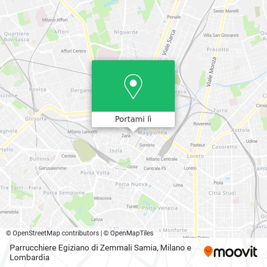 Mappa Parrucchiere Egiziano di Zemmali Samia