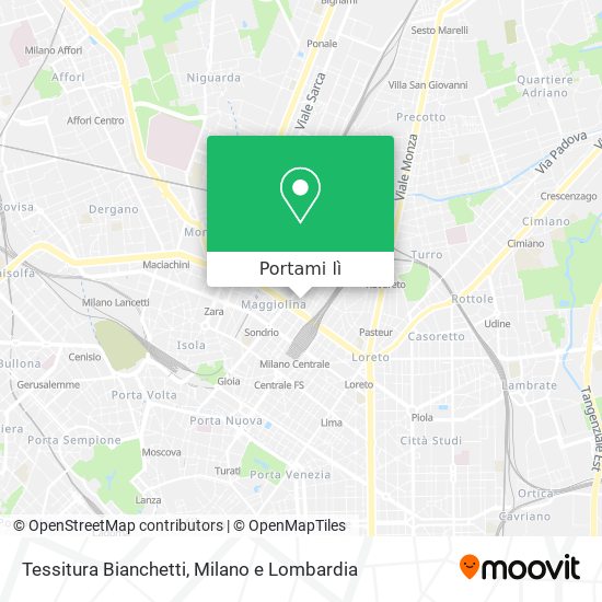 Mappa Tessitura Bianchetti