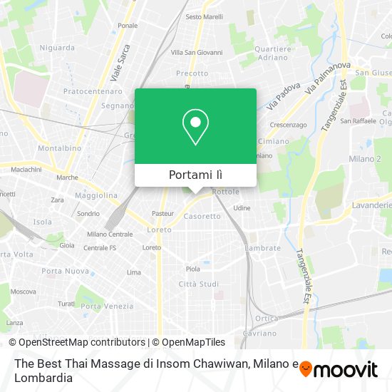 Mappa The Best Thai Massage di Insom Chawiwan