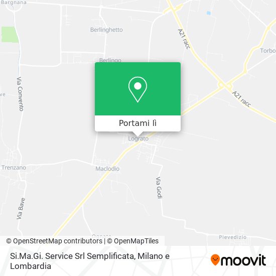 Mappa Si.Ma.Gi. Service Srl Semplificata
