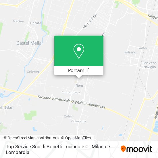 Mappa Top Service Snc di Bonetti Luciano e C.