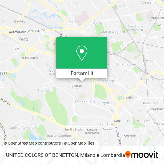 Mappa UNITED COLORS OF BENETTON