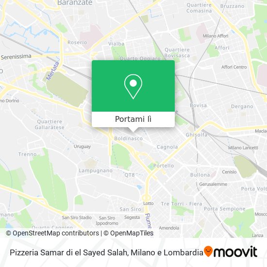 Mappa Pizzeria Samar di el Sayed Salah