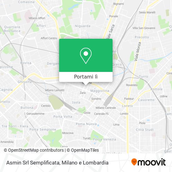 Mappa Asmin Srl Semplificata