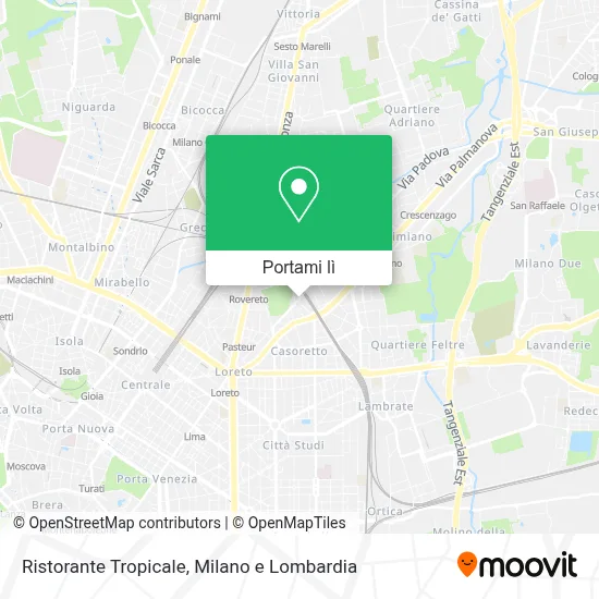 Mappa Ristorante Tropicale