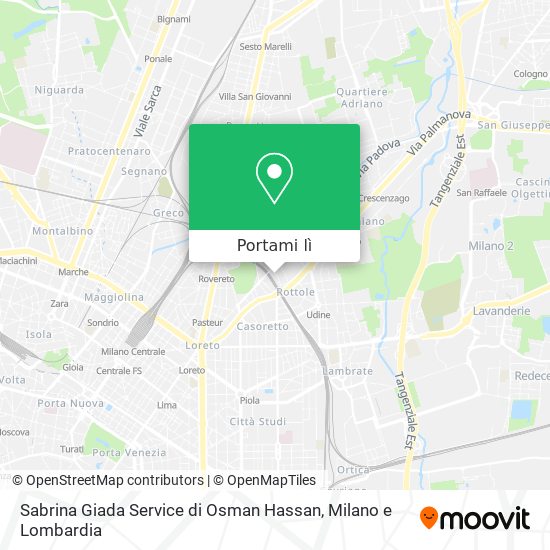 Mappa Sabrina Giada Service di Osman Hassan
