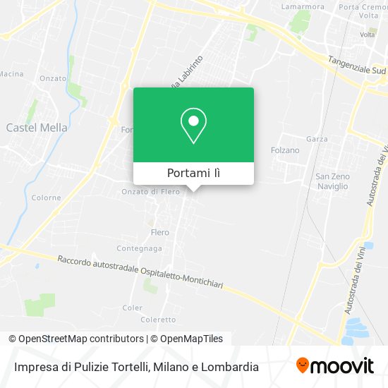 Mappa Impresa di Pulizie Tortelli