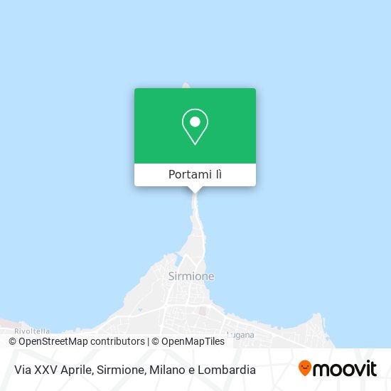 Mappa Via XXV Aprile, Sirmione