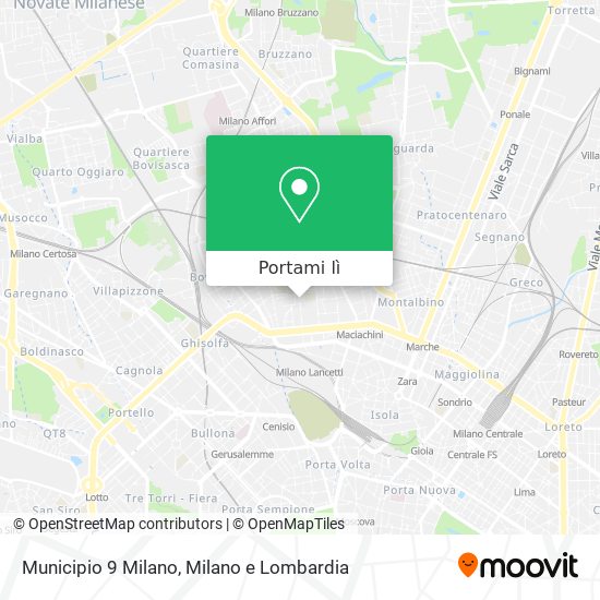 Mappa Municipio 9 Milano