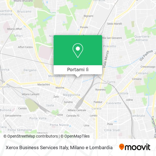 Mappa Xerox Business Services Italy