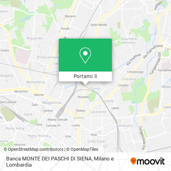 Mappa Banca MONTE DEI PASCHI DI SIENA