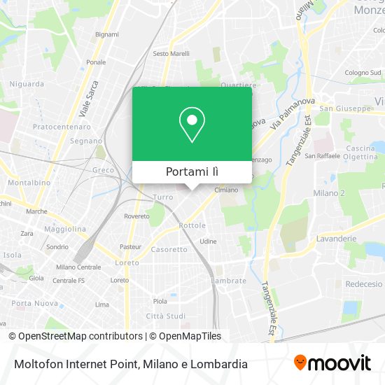 Mappa Moltofon Internet Point
