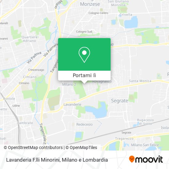 Mappa Lavanderia F.lli Minorini