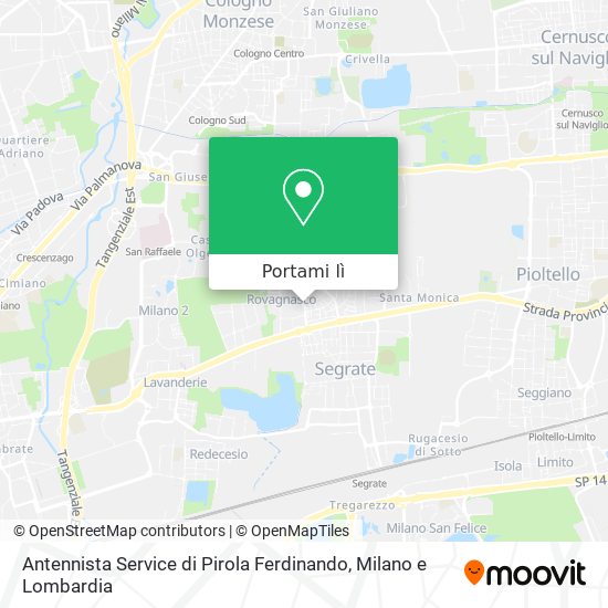 Mappa Antennista Service di Pirola Ferdinando