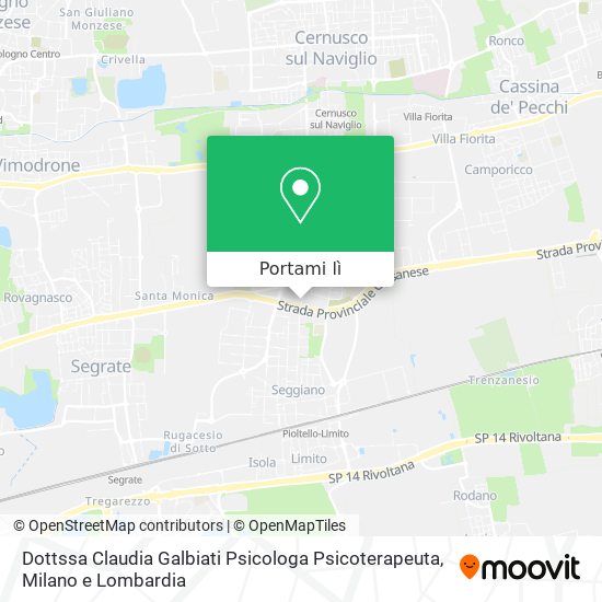Mappa Dottssa Claudia Galbiati Psicologa Psicoterapeuta