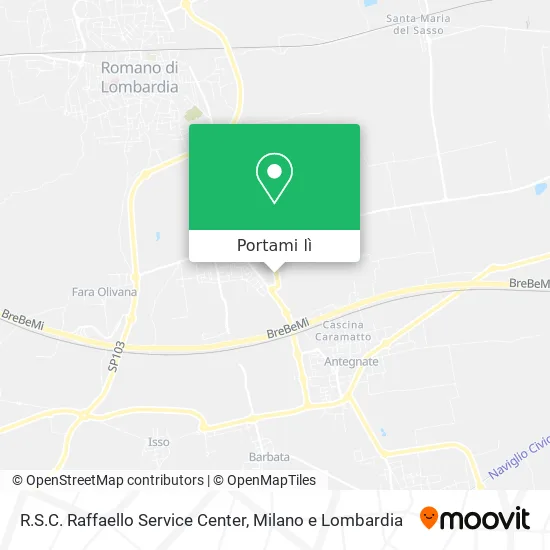 Mappa R.S.C. Raffaello Service Center