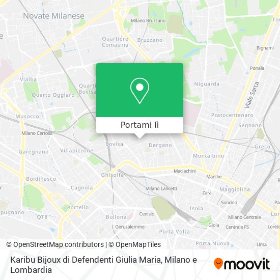 Mappa Karibu Bijoux di Defendenti Giulia Maria