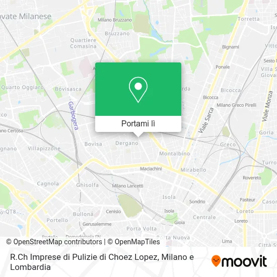 Mappa R.Ch Imprese di Pulizie di Choez Lopez