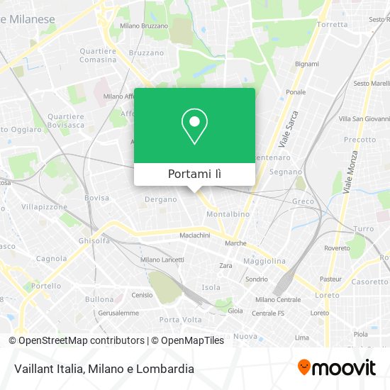 Mappa Vaillant Italia