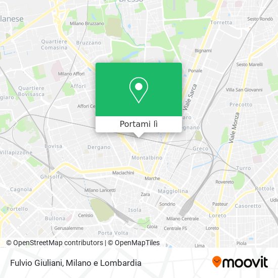 Mappa Fulvio Giuliani