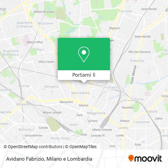 Mappa Avidano Fabrizio