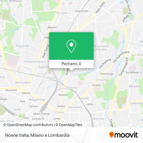 Mappa Noene Italia