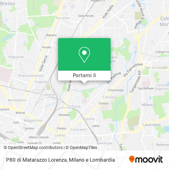 Mappa P80 di Matarazzo Lorenza