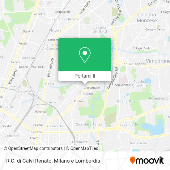 Mappa R.C. di Calvi Renato