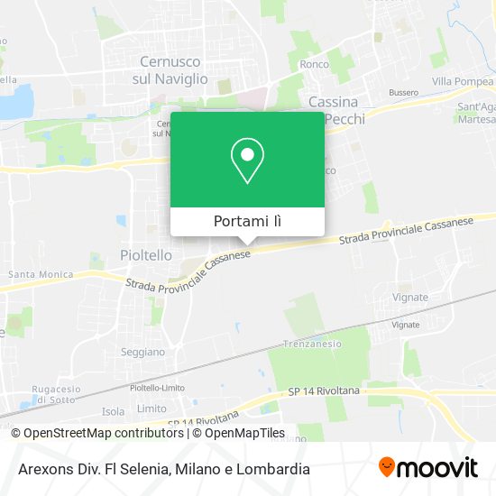 Mappa Arexons Div. Fl Selenia