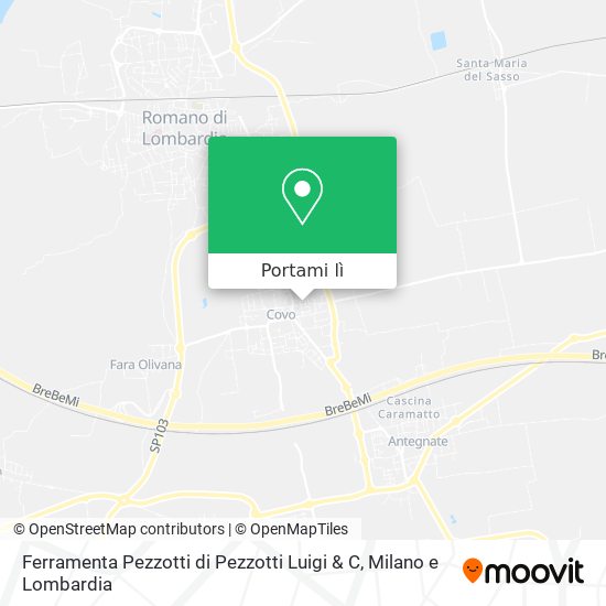 Mappa Ferramenta Pezzotti di Pezzotti Luigi & C