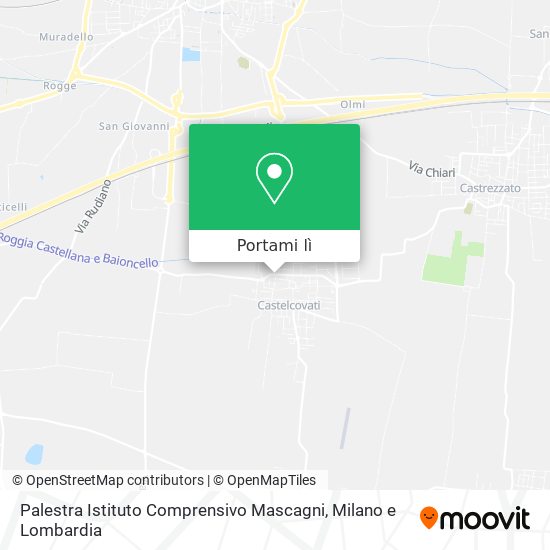 Mappa Palestra Istituto Comprensivo Mascagni