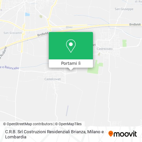 Mappa C.R.B. Srl Costruzioni Residenziali Brianza