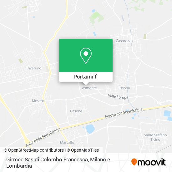 Mappa Girmec Sas di Colombo Francesca