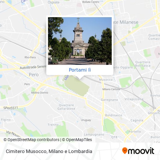 Mappa Cimitero Musocco