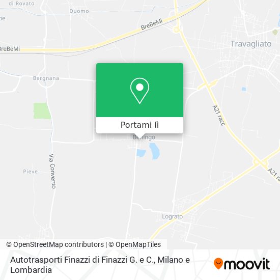 Mappa Autotrasporti Finazzi di Finazzi G. e C.