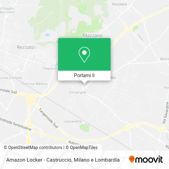 Mappa Amazon Locker - Castruccio