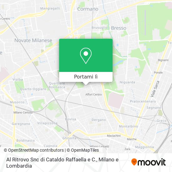 Mappa Al Ritrovo Snc di Cataldo Raffaella e C.