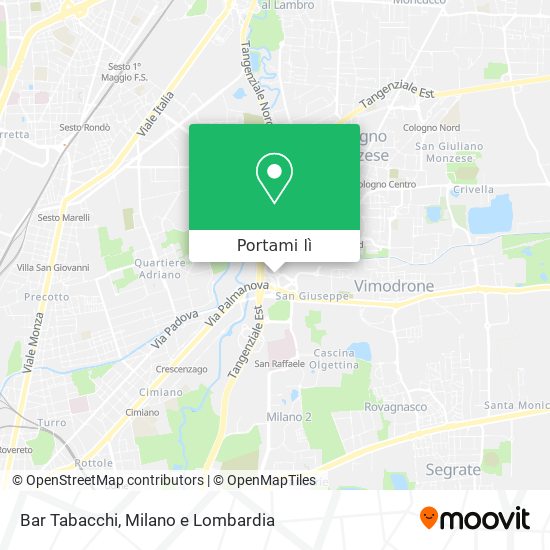 Mappa Bar Tabacchi