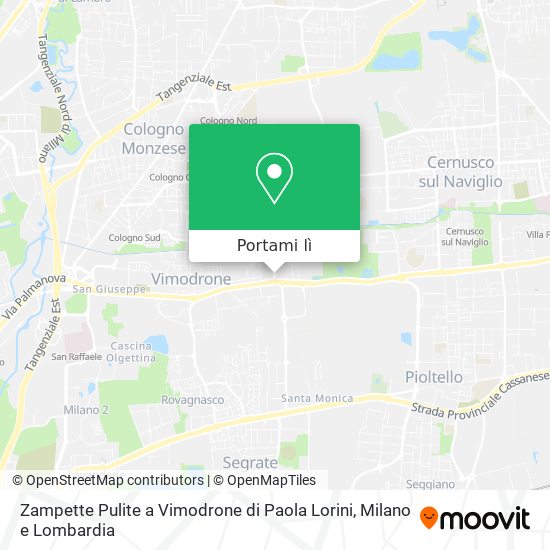 Mappa Zampette Pulite a Vimodrone di Paola Lorini