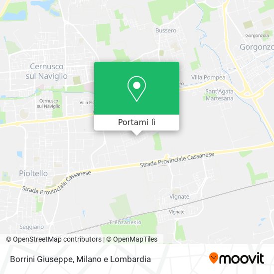 Mappa Borrini Giuseppe