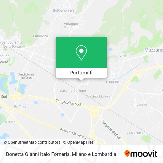 Mappa Bonetta Gianni Italo Forneria