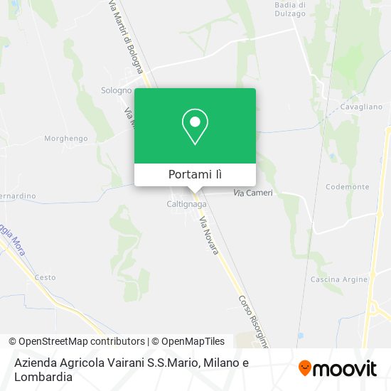 Mappa Azienda Agricola Vairani S.S.Mario
