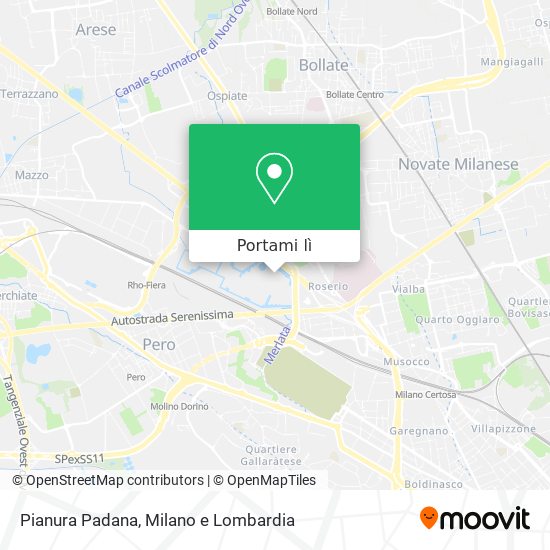 Mappa Pianura Padana