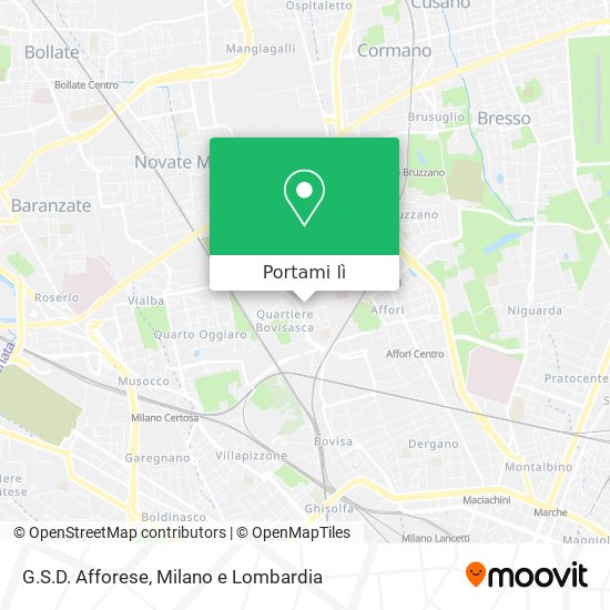 Mappa G.S.D. Afforese