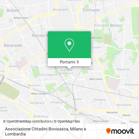 Mappa Associazione Cittadini Bovisasca