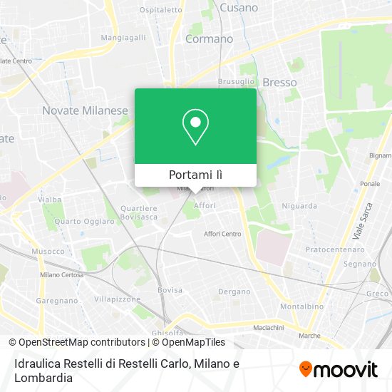 Mappa Idraulica Restelli di Restelli Carlo