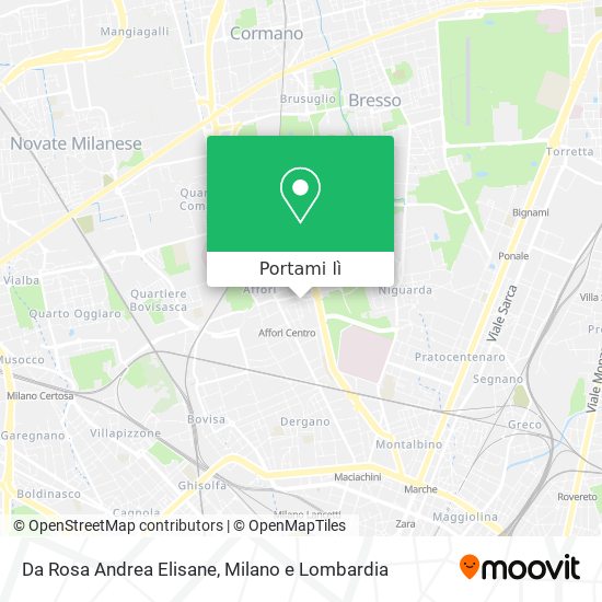 Mappa Da Rosa Andrea Elisane