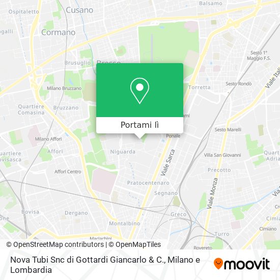 Mappa Nova Tubi Snc di Gottardi Giancarlo & C.